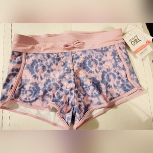 Athleta Girl size 14 XL cannonball tye dyed print shorts
